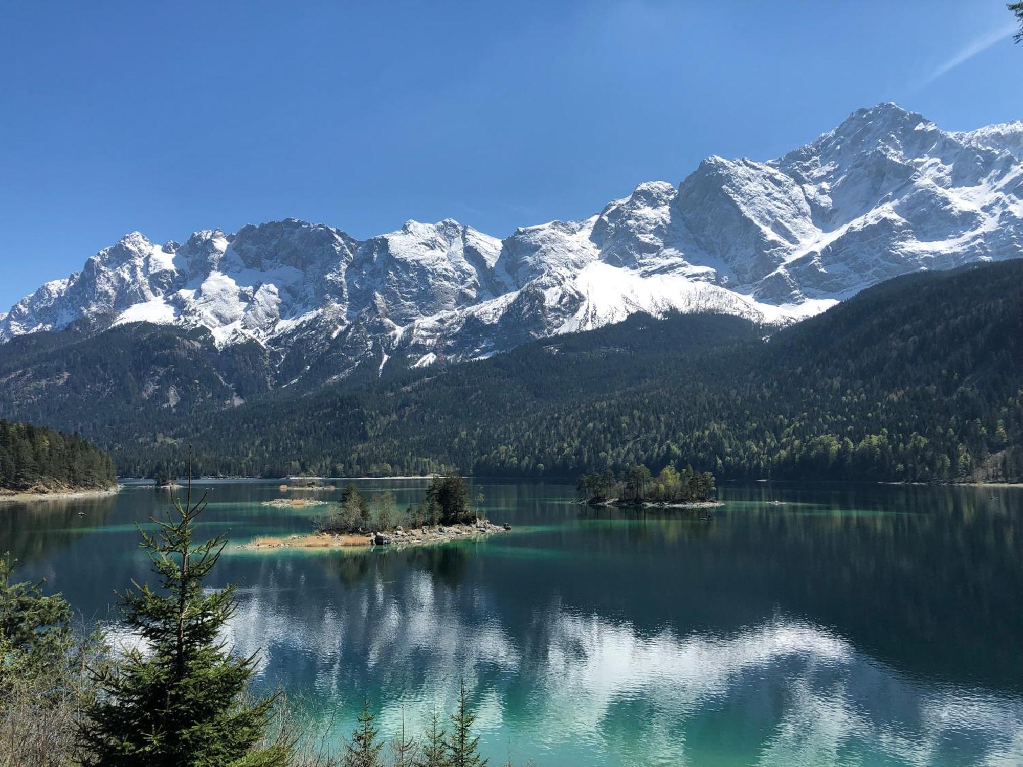 Bayern Resort Hotel - Adults Only - Mit Zugspitzblick - Eibsee-Naehe - Wellnessbereich - Naturpool Im Sommer Grainau Eksteriør billede