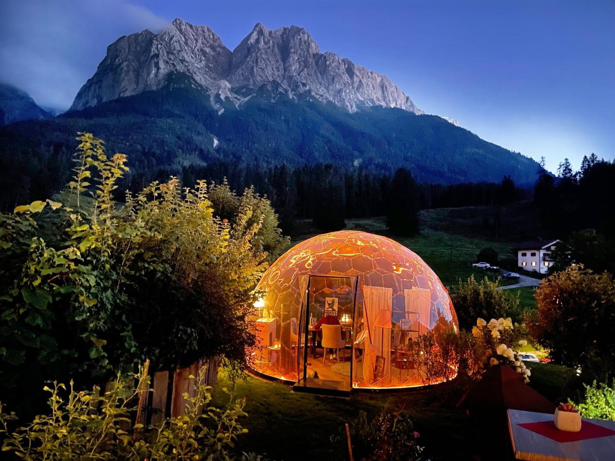 Bayern Resort Hotel - Adults Only - Mit Zugspitzblick - Eibsee-Naehe - Wellnessbereich - Naturpool Im Sommer Grainau Eksteriør billede