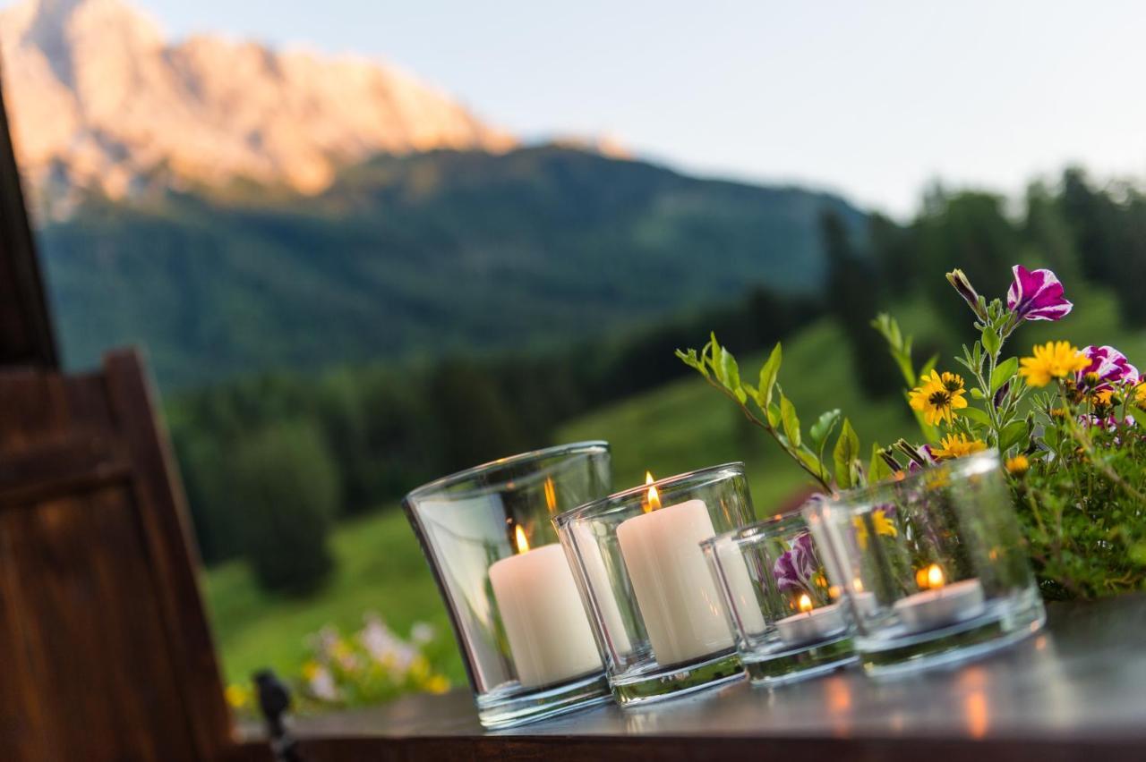 Bayern Resort Hotel - Adults Only - Mit Zugspitzblick - Eibsee-Naehe - Wellnessbereich - Naturpool Im Sommer Grainau Eksteriør billede